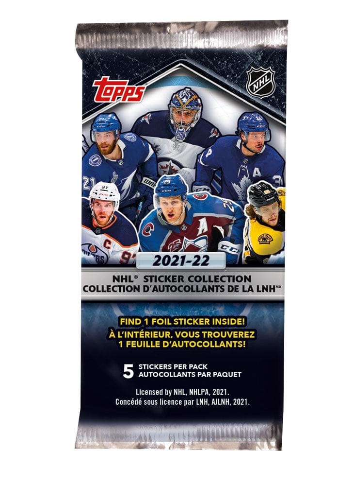 2021-22 Topps NHL Sticker Collection Box , 50 Pack Box