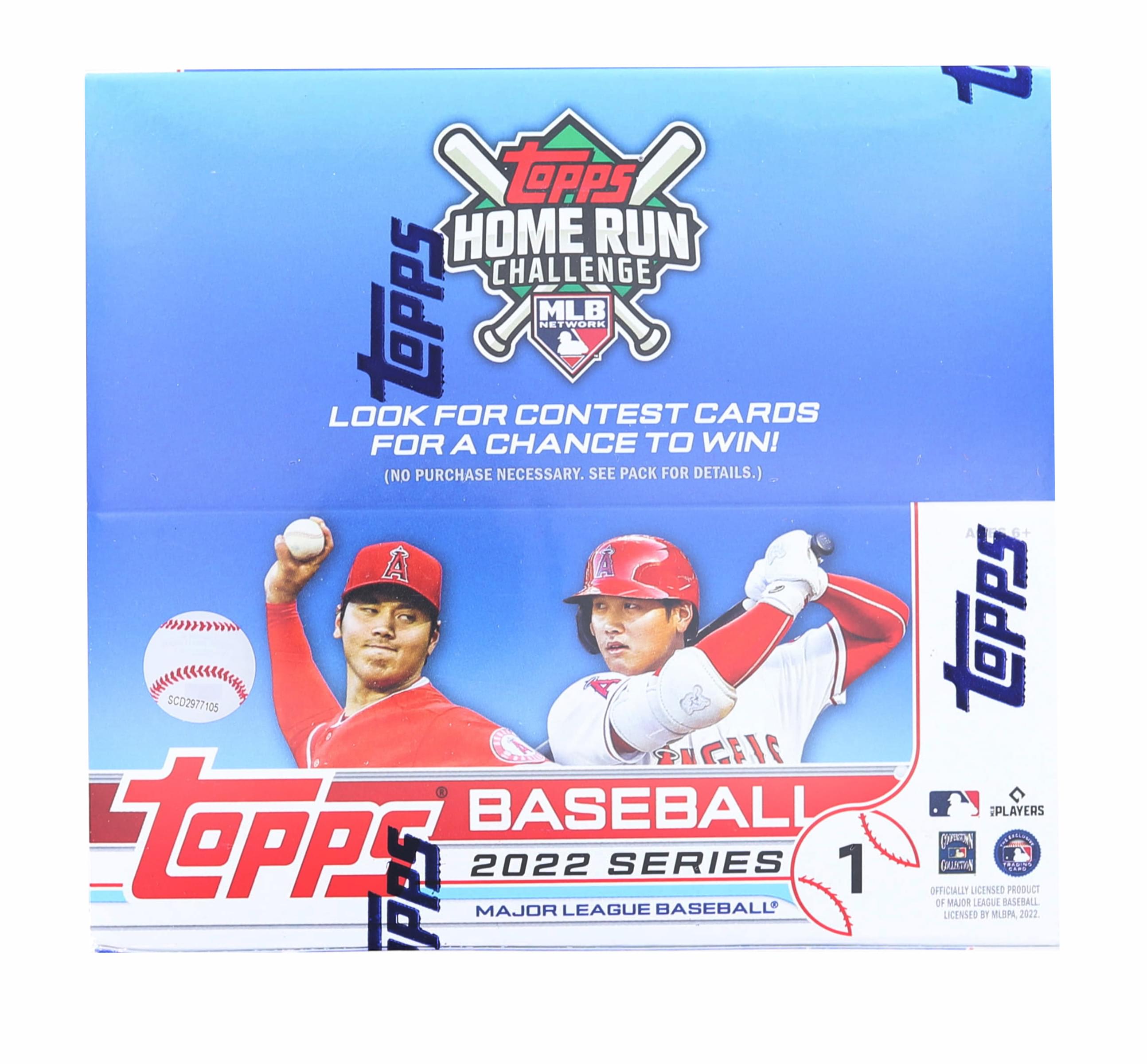 MLB 2022 Topps Baseball Series Retail Box , 24 Packs Per Box