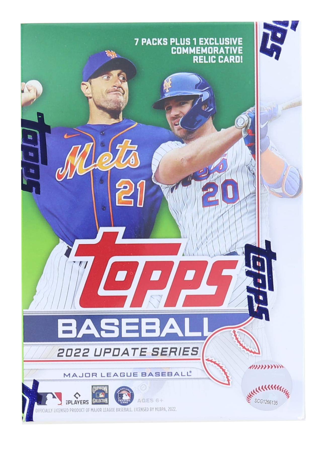 MLB 2022 Topps Baseball Update Relic Box , 7 Packs