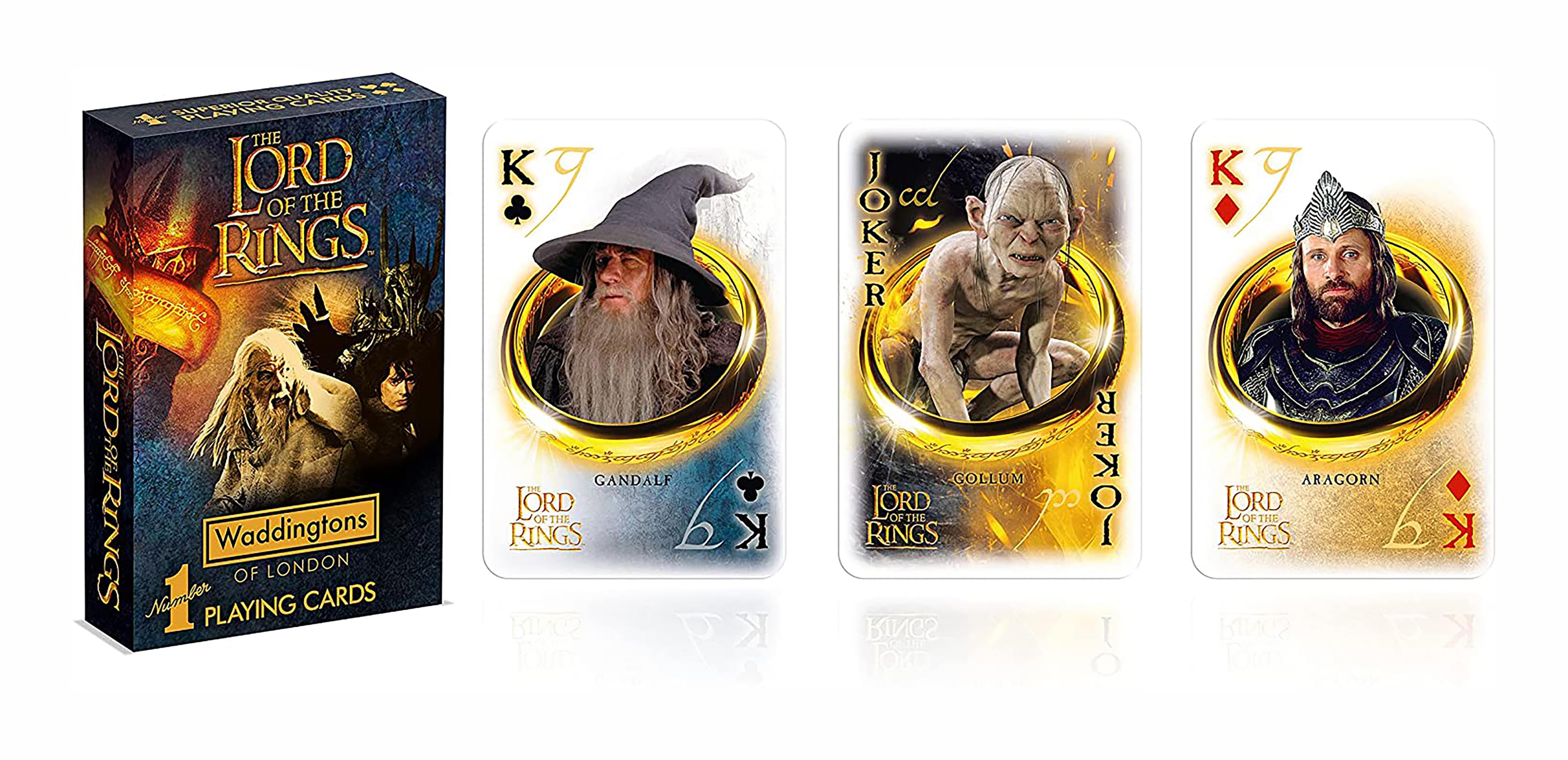 The Lord Of The Rings Waddingtons Number 1 Playing Cards