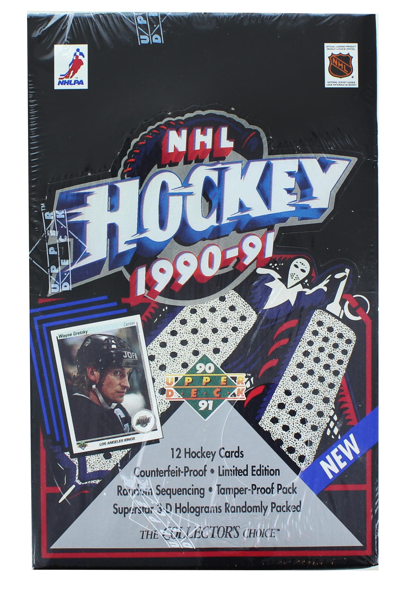 NHL 1990-91 Upper Deck Hockey Low Box , 36 Packs