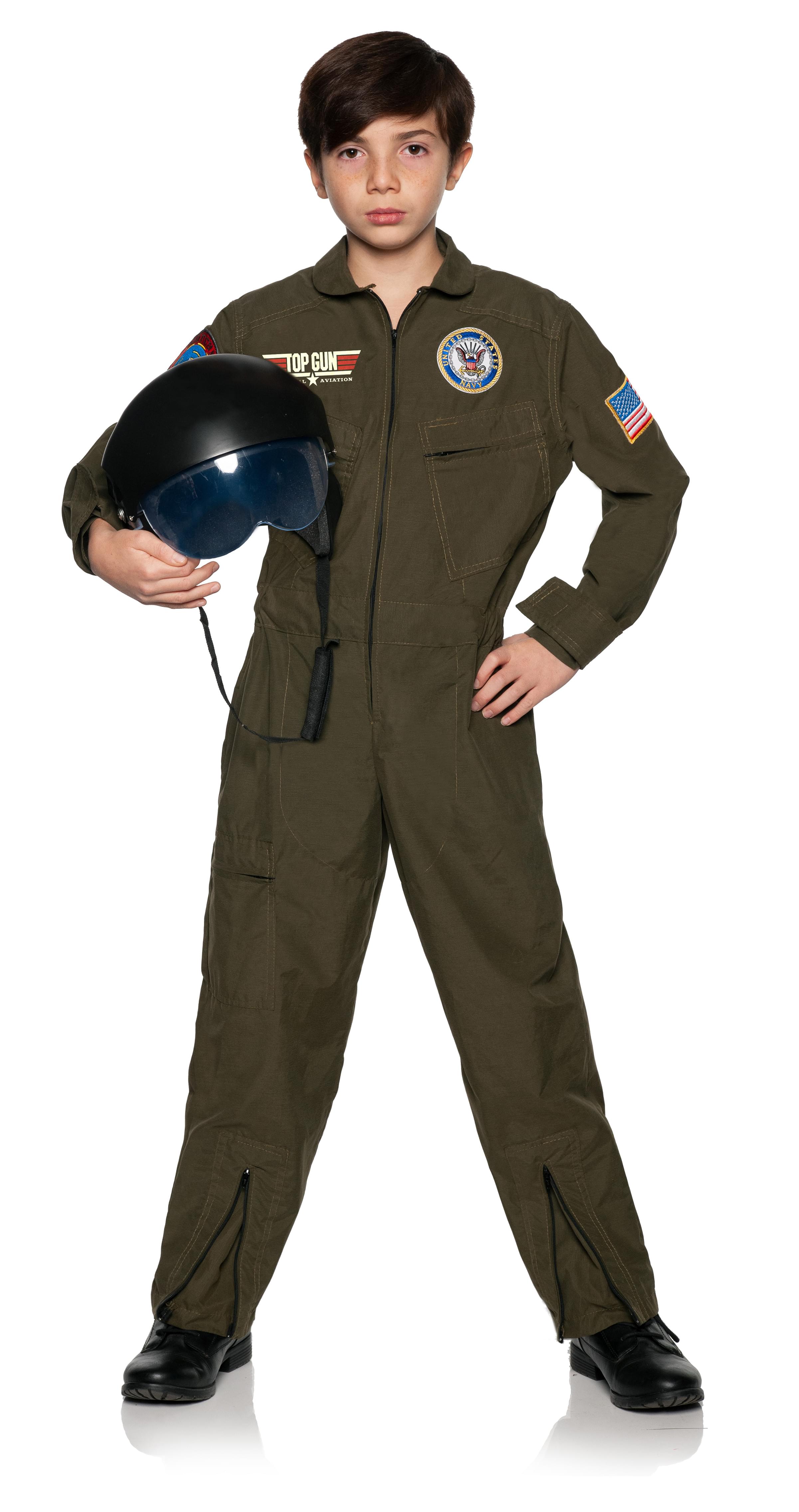 Photos - Fancy Dress NAVY Top Gun Pilot Jumpsuit Child Costume UDW-27685S-C 