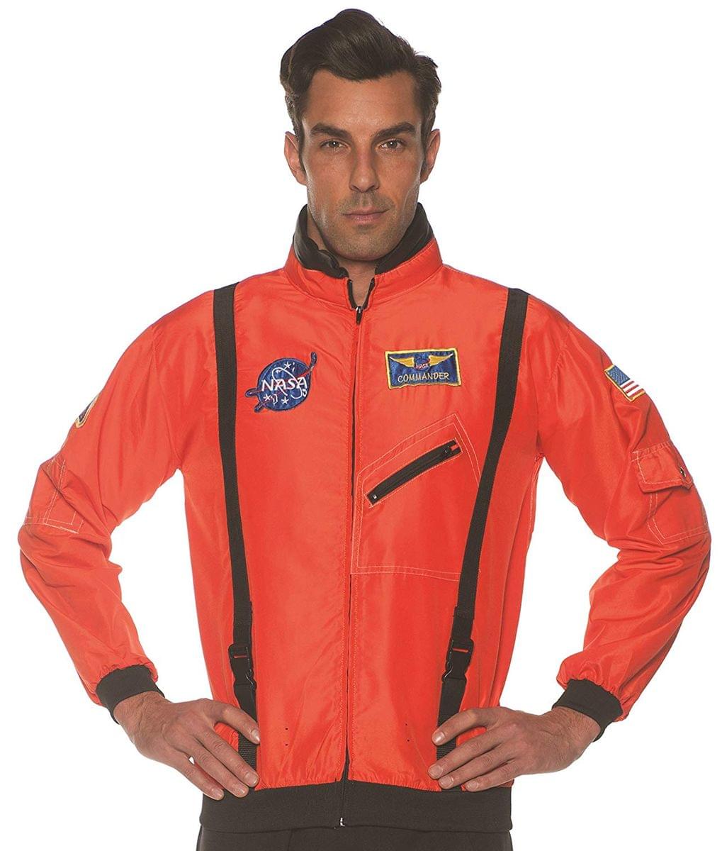 Orange Astronaut Space Jacket Teen Costume Accessory