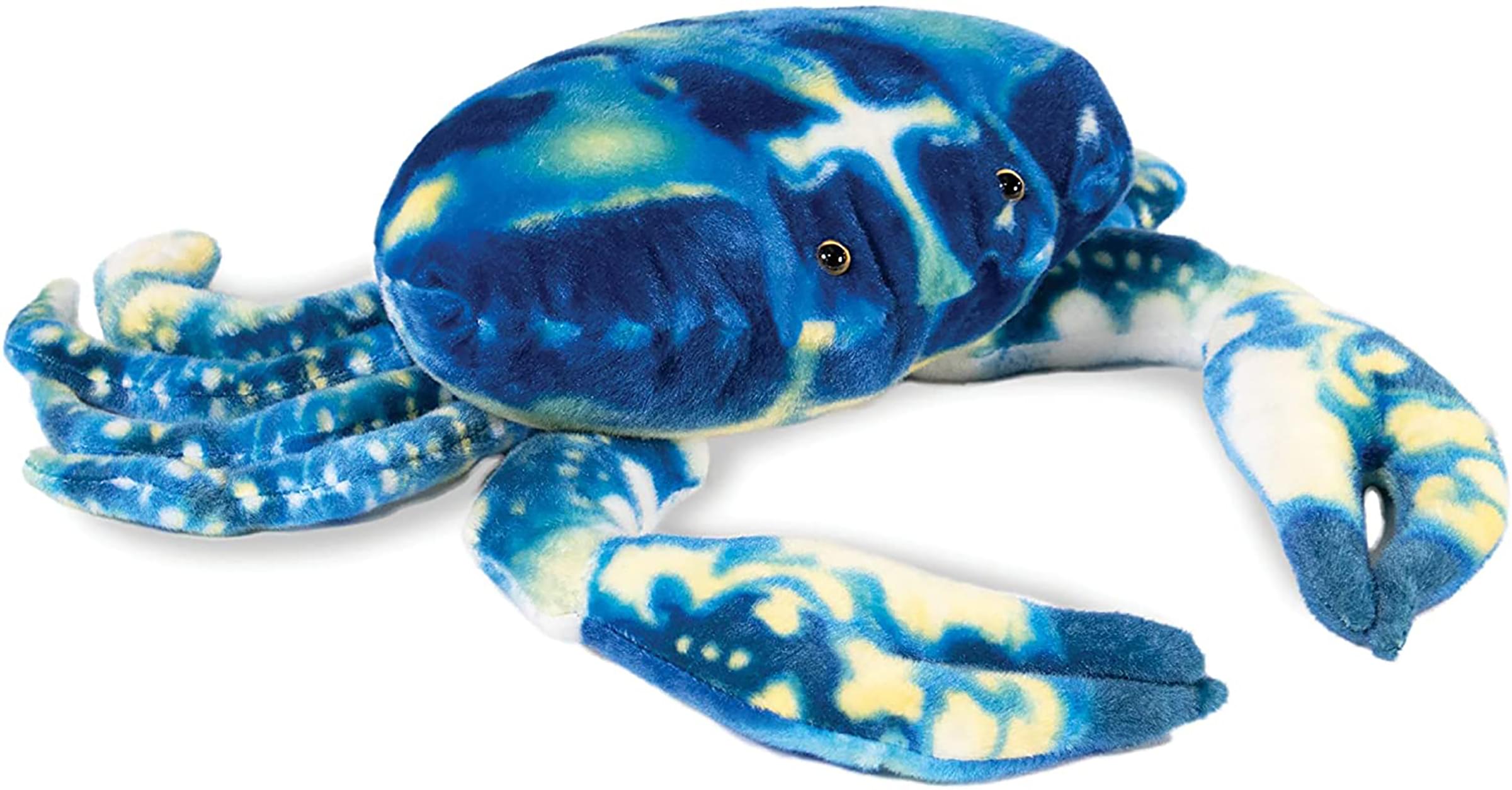 Real Planet Crab Blue 13 Inch Realistic Soft Plush