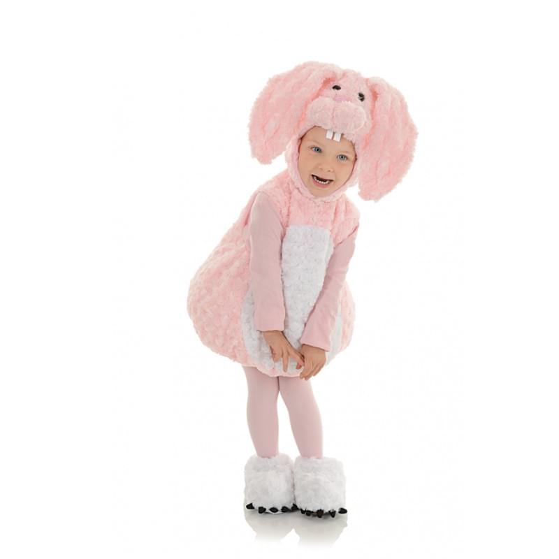 Photos - Soft Toy Toddler Belly Babies Pink Bunny Plush Child  Costume UDW-26159M-C 