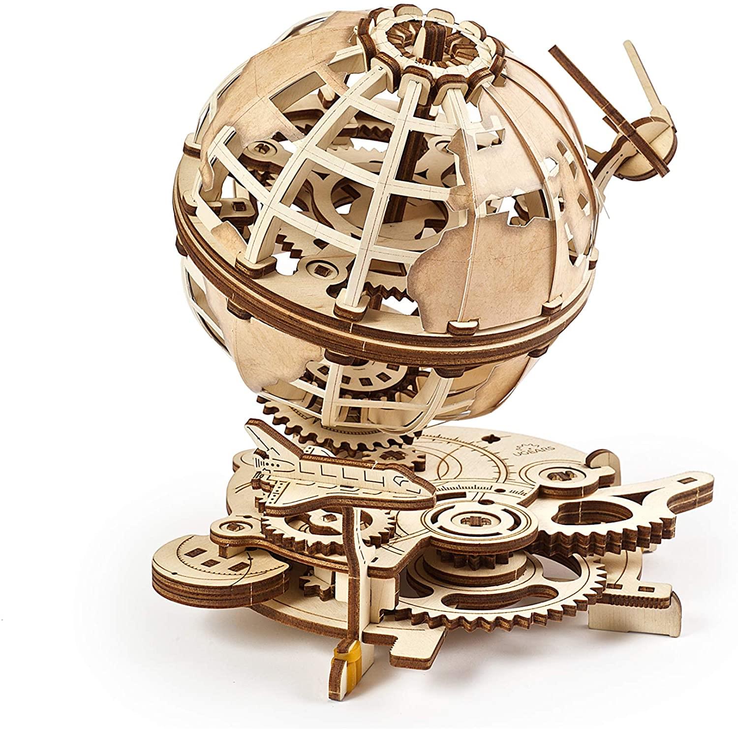 UGears Mechanical Models 3D Wooden Puzzle , Globe