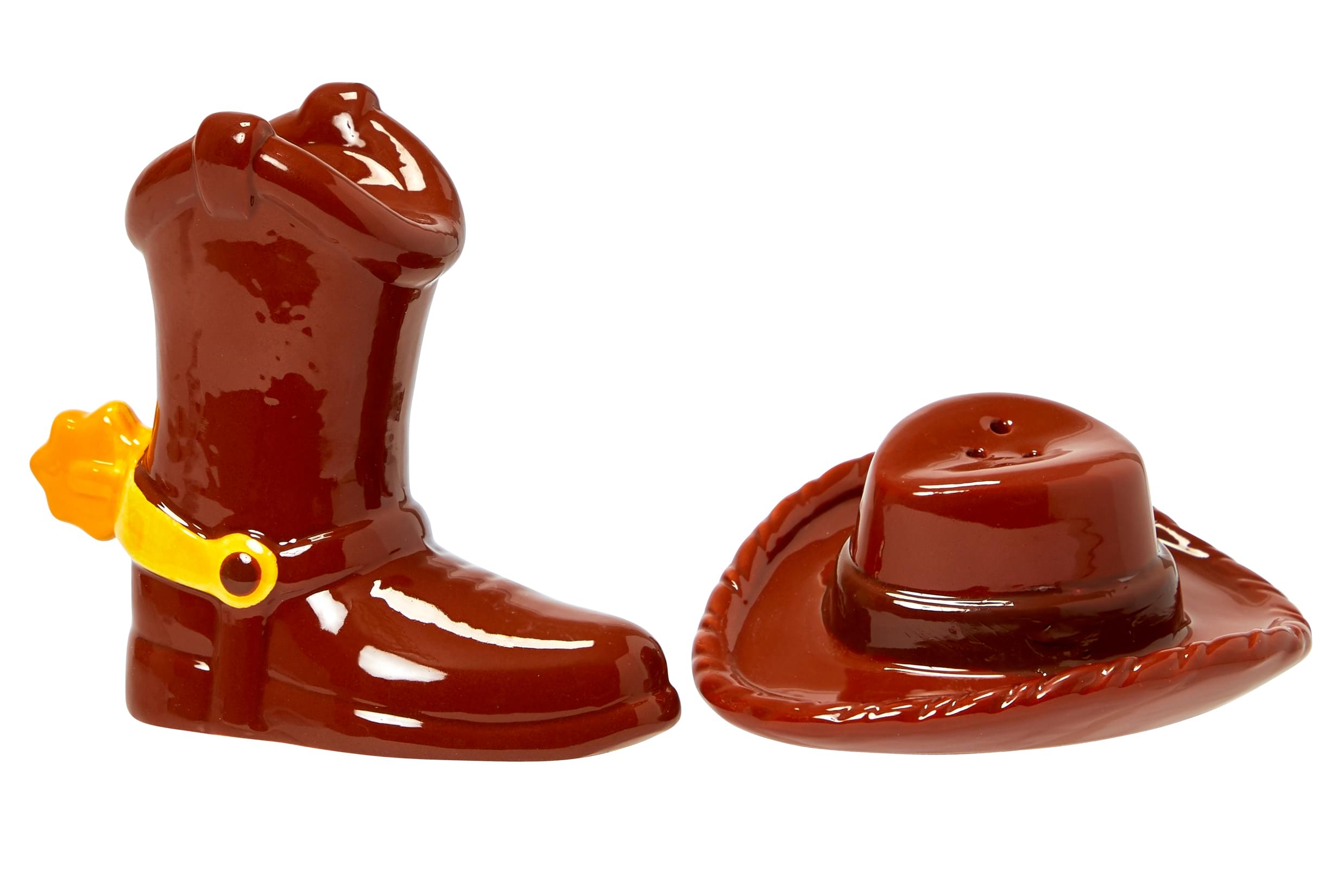 Disney & Pixar Toy Story 4 Woody Themed Salt & Pepper Shakers , Ceramic Set