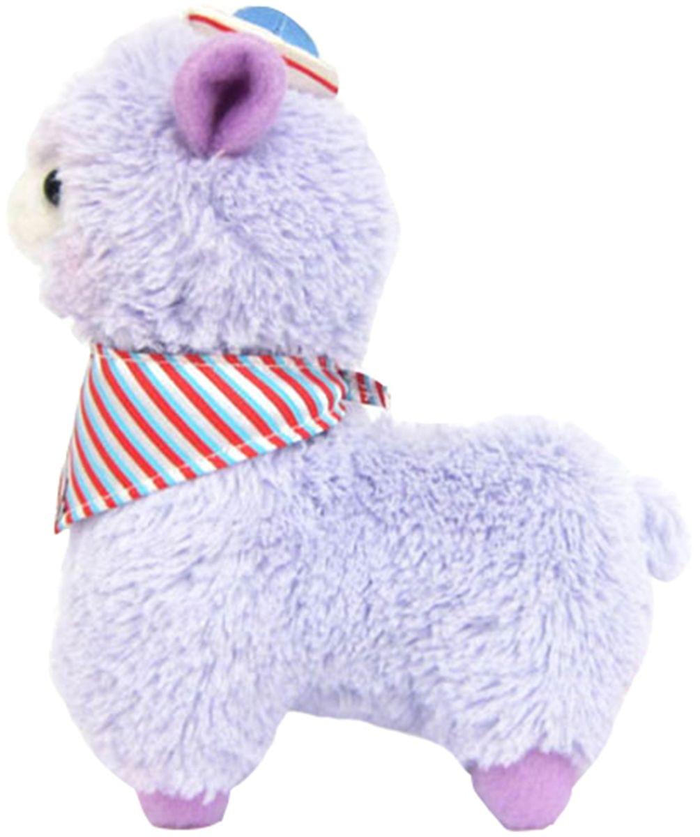 purple stuffed dog