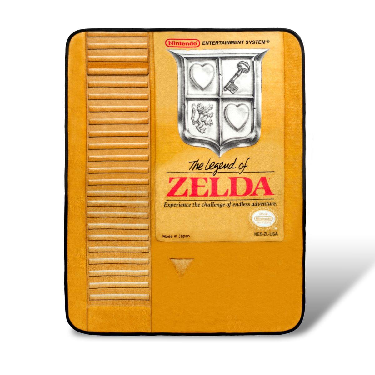 Nintendo The Legend Of Zelda Gold Cartridge Lightweight Blanket , 45 X 60 Inches