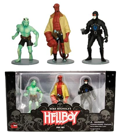 Dark Horse Comics Hellboy 4 PVC Action 3 Figure Set