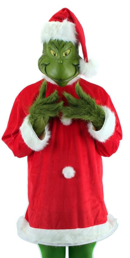 Photos - Fancy Dress Deluxe Grinch Who Stole Christmas: Santa Grinch Adult Costume ELP-400636LXL-C 