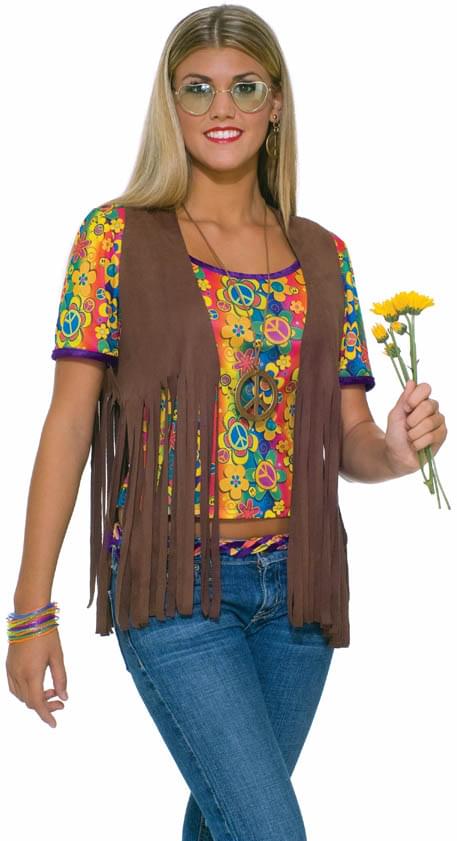 Photos - Fancy Dress Sexy Hippie Costume Vest Female FRM-61662-C