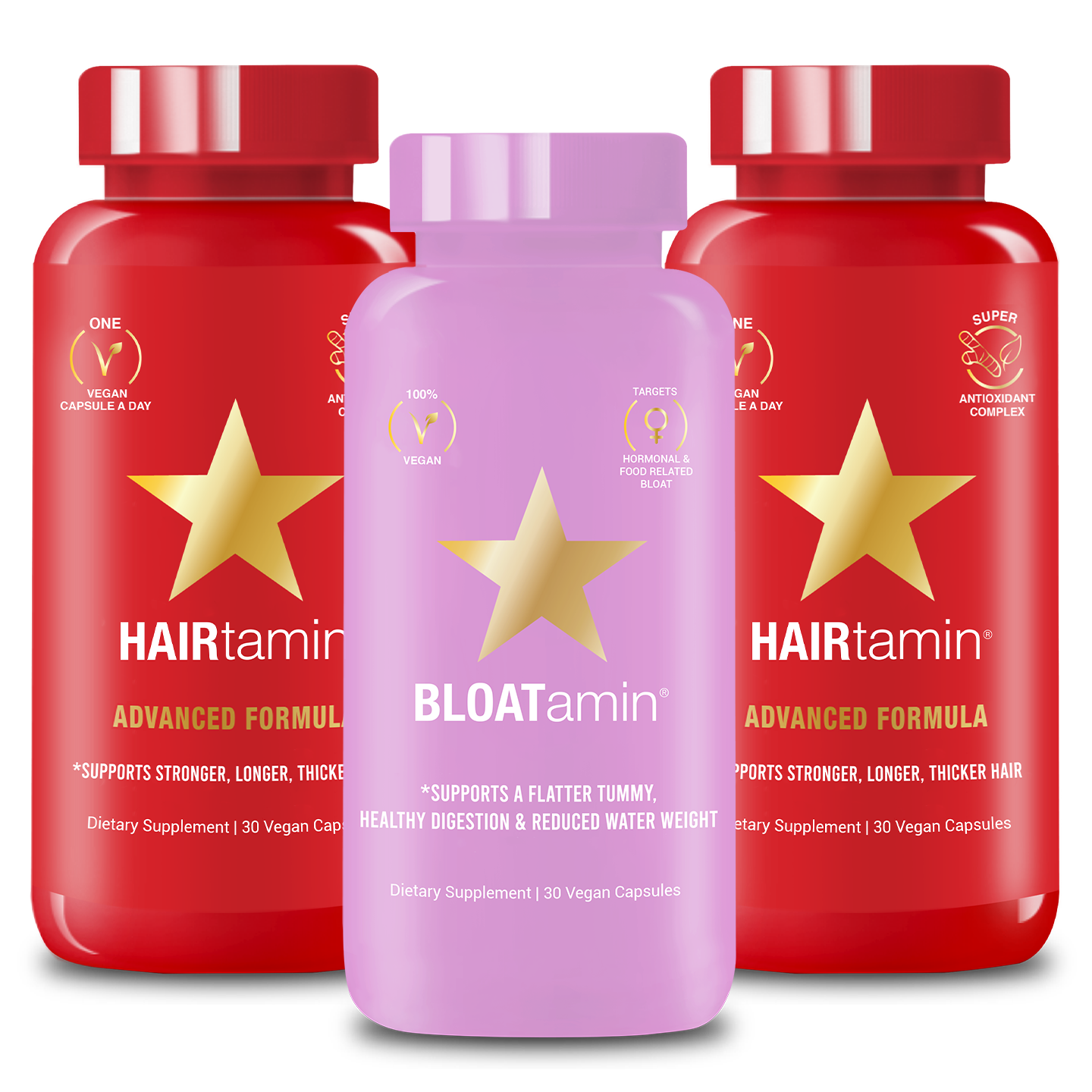 Advanced Hair & DeBloat Bundle - HAIRtamin product image