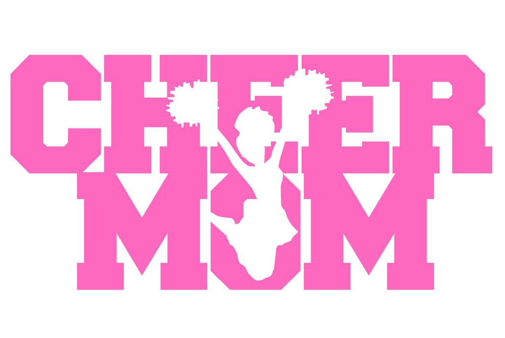 Download CHEER MOM w/ Jumper V1 Single Color Transfer Type Decal ...