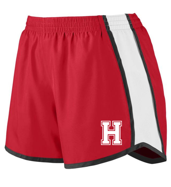 Heights Girls/Ladies Pulse Team Shorts w/ Heights Small Varsity H logo ...