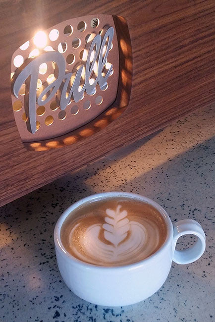 Pull espresso machine latte Coffee & Craft cafe