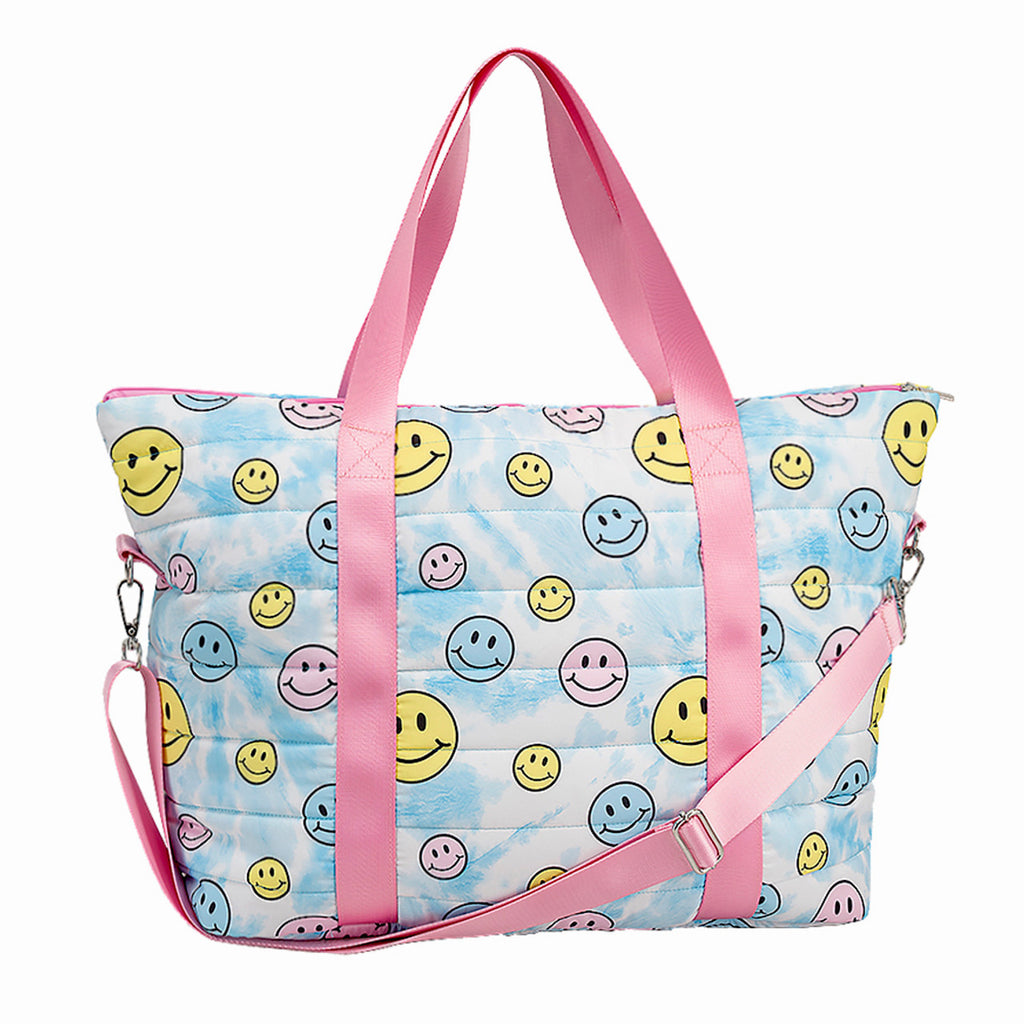 Pastel Delight Tie-Dye Canvas Tote Bag