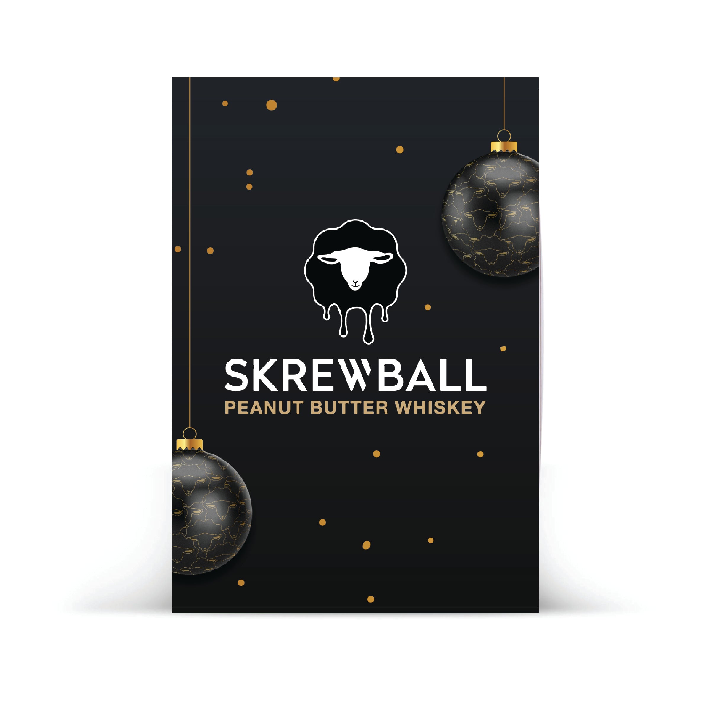 Skrewball Whiskey Holiday Drinkable Greeting Card