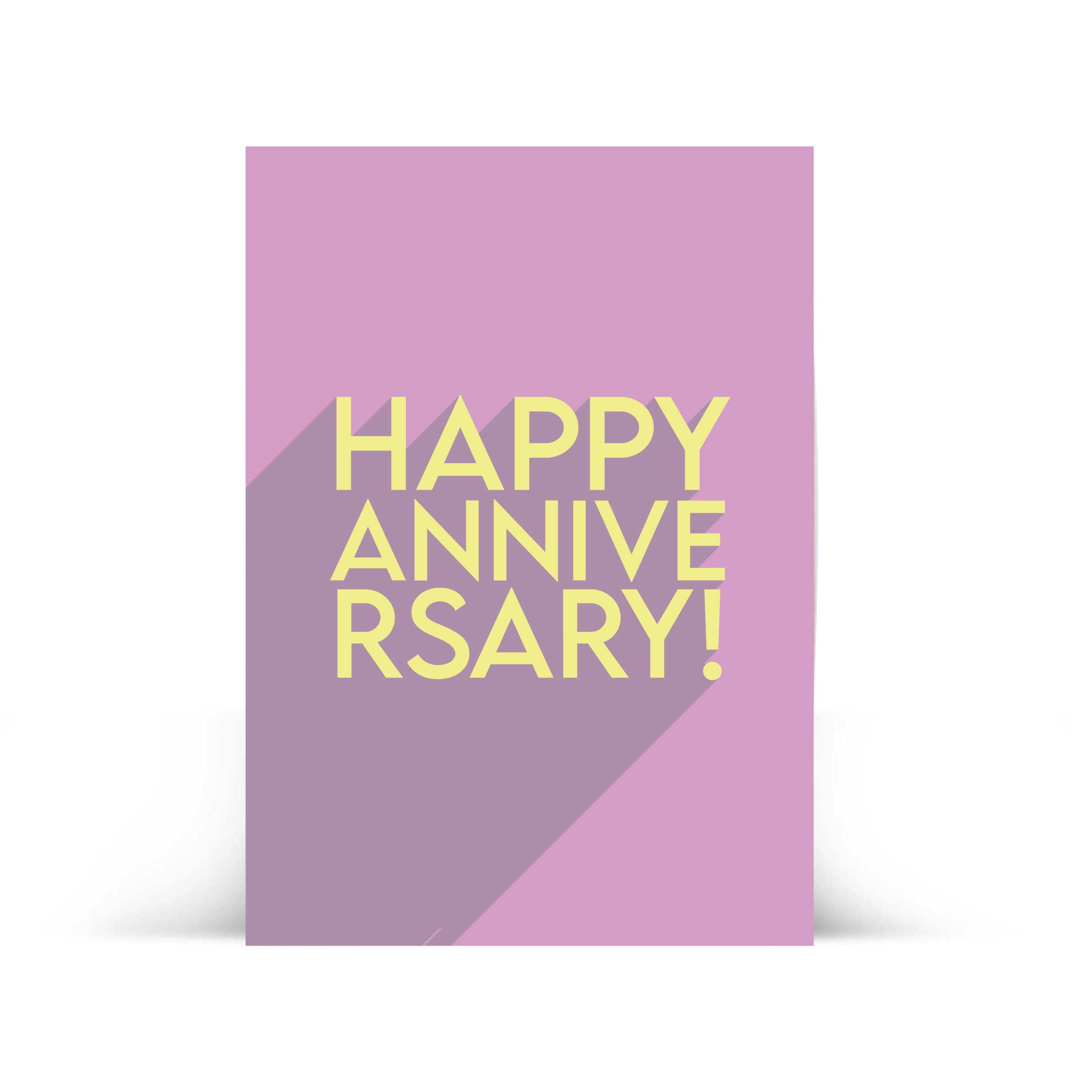 Happy Anniversary Drinkable Card