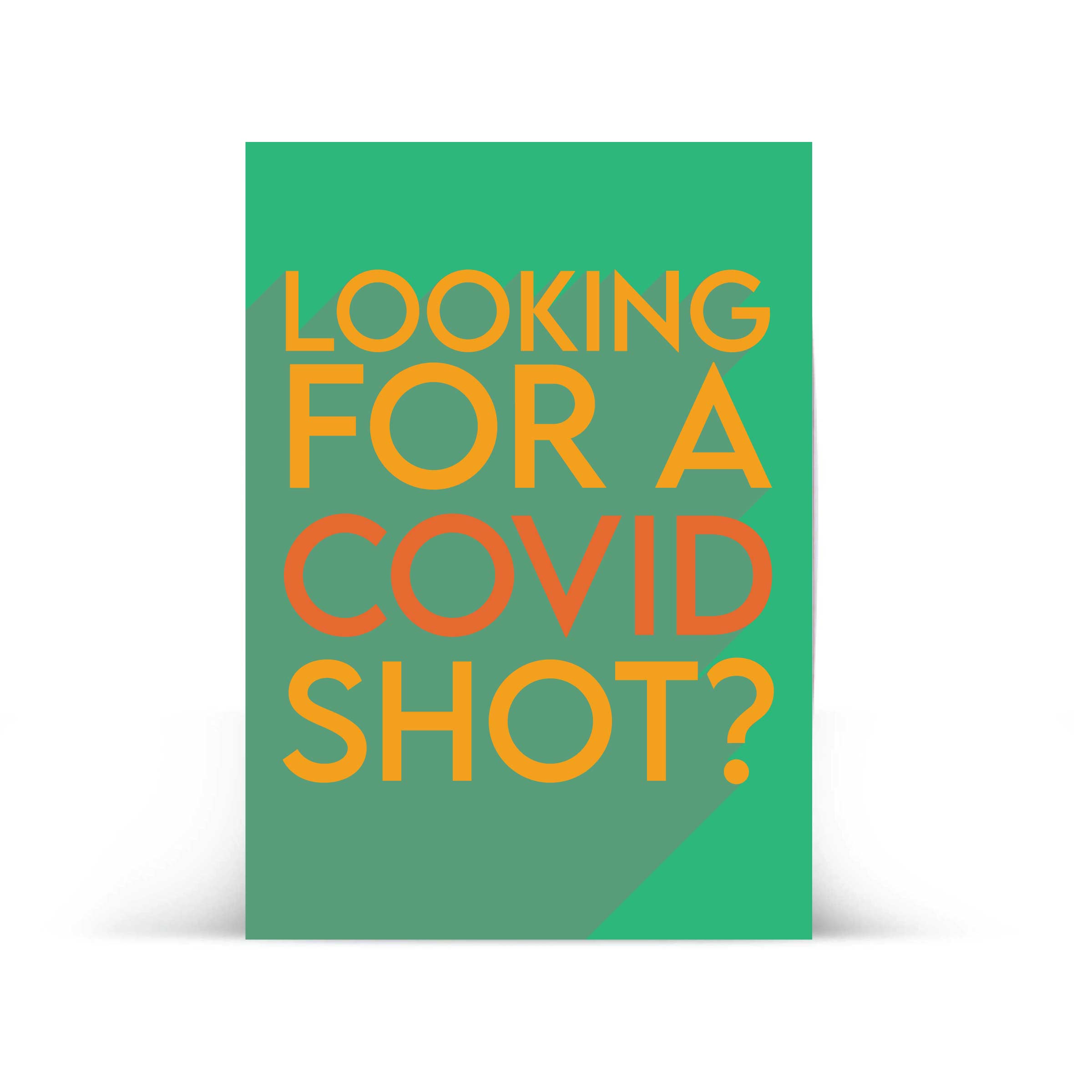 Covid Shot Greeting Card