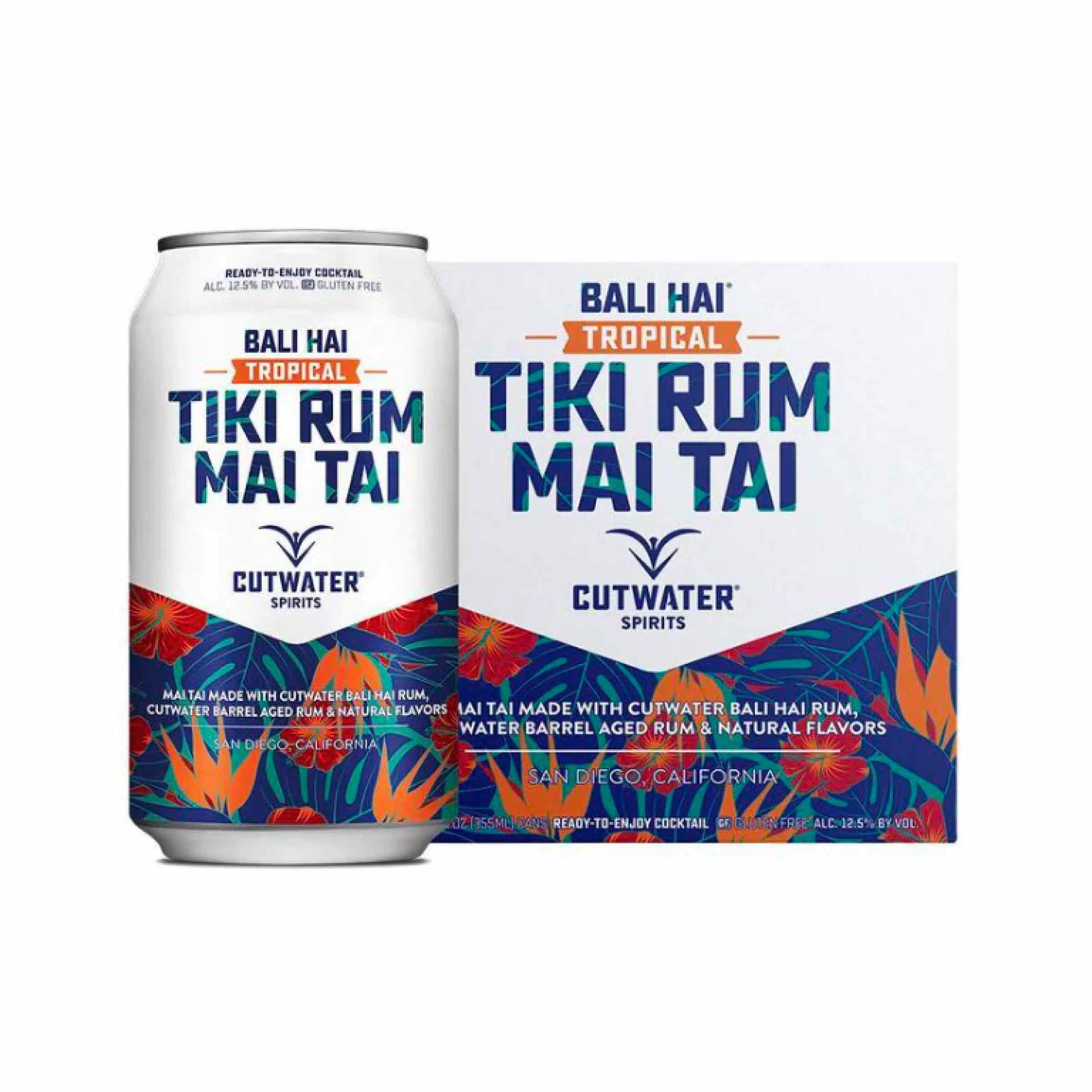 Cutwater Tiki Rum Mai Tai Can (4 Pack) - NIPYATA product image