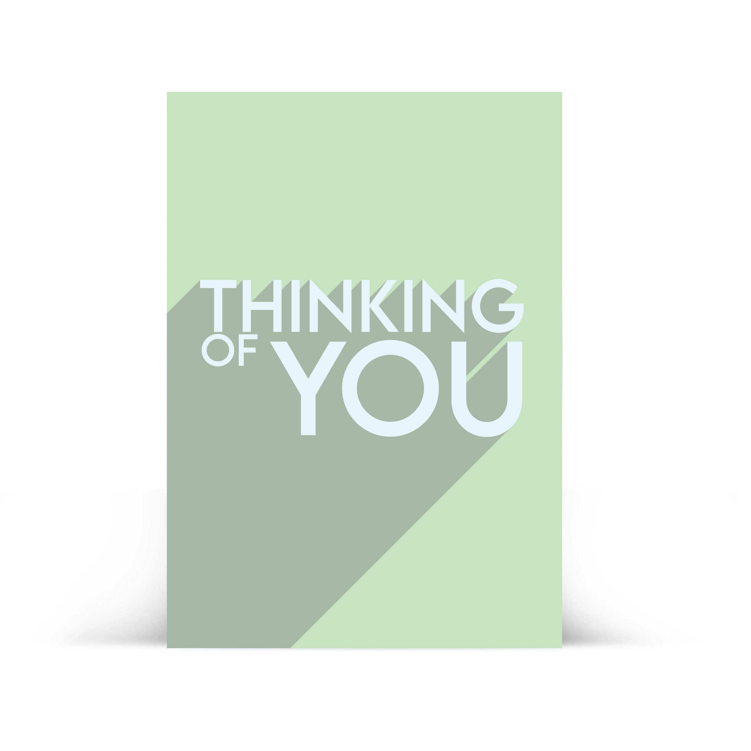 Image of "Thinking of You!" Drinkable Card® (FREE Ground Shipping)