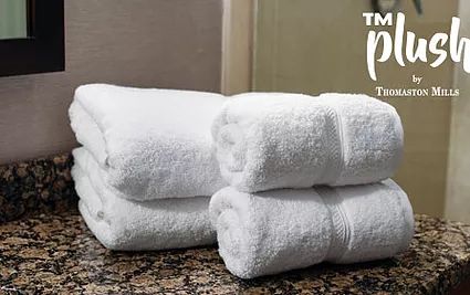 plush bath towels