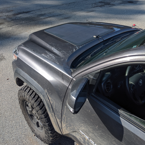 3rd generation toyota tacoma hood solar panel Cascadia 4x4 VSS system