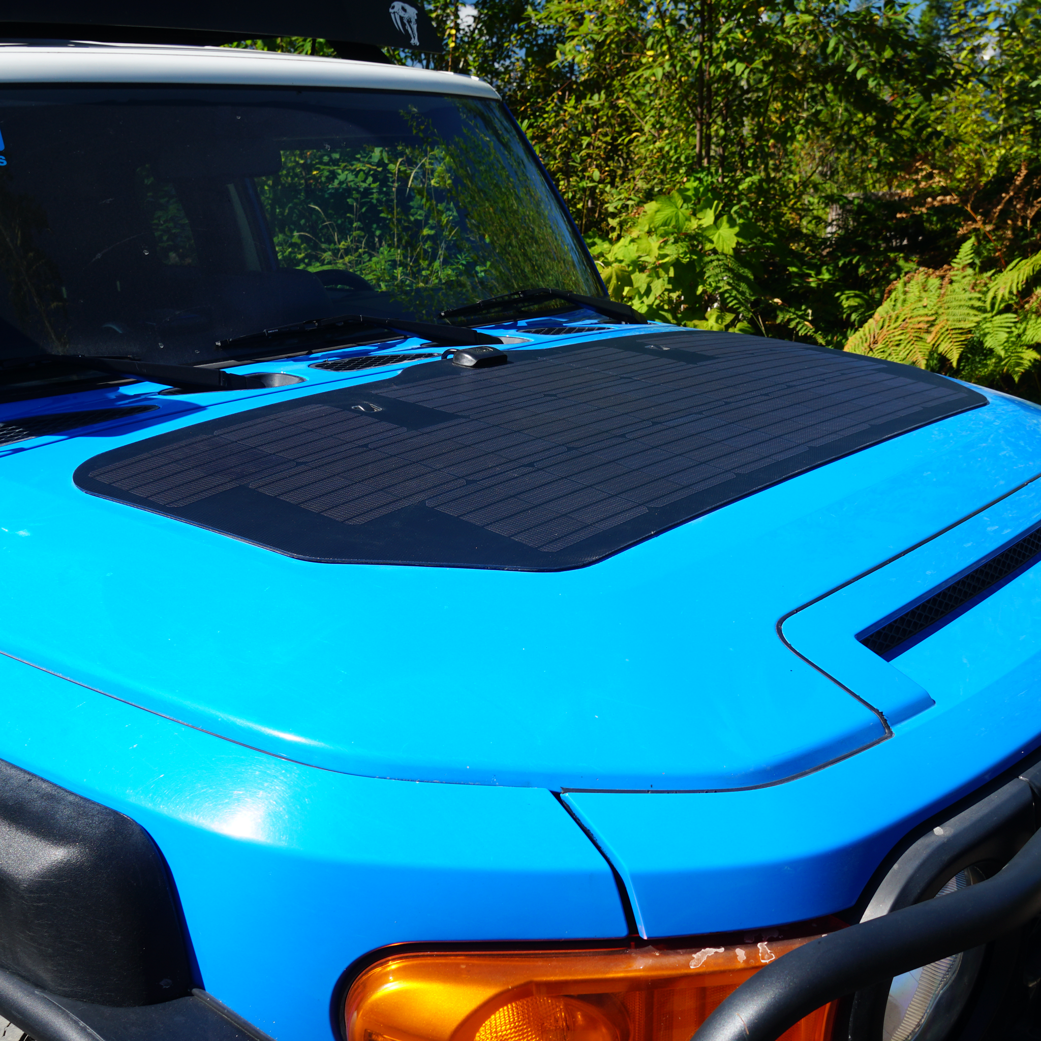 Toyota Fj Cruiser Vss System 100 Watt Hood Solar Panel System Cascadia 4x4