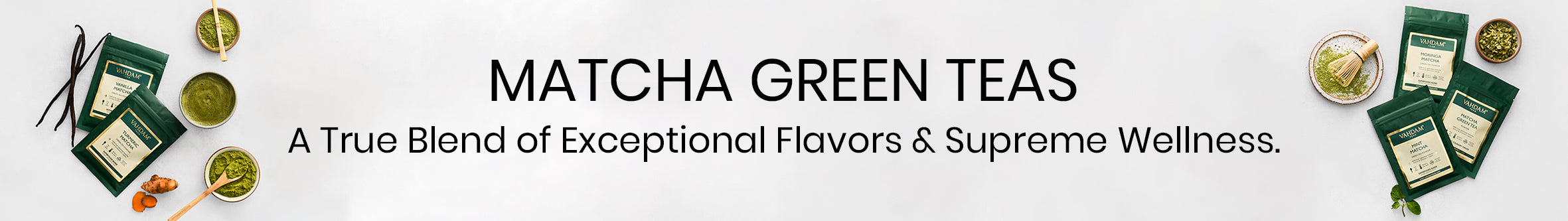 Vanilla Matcha Green Tea Powder, 3.53oz/100g - VAHDAM® Global