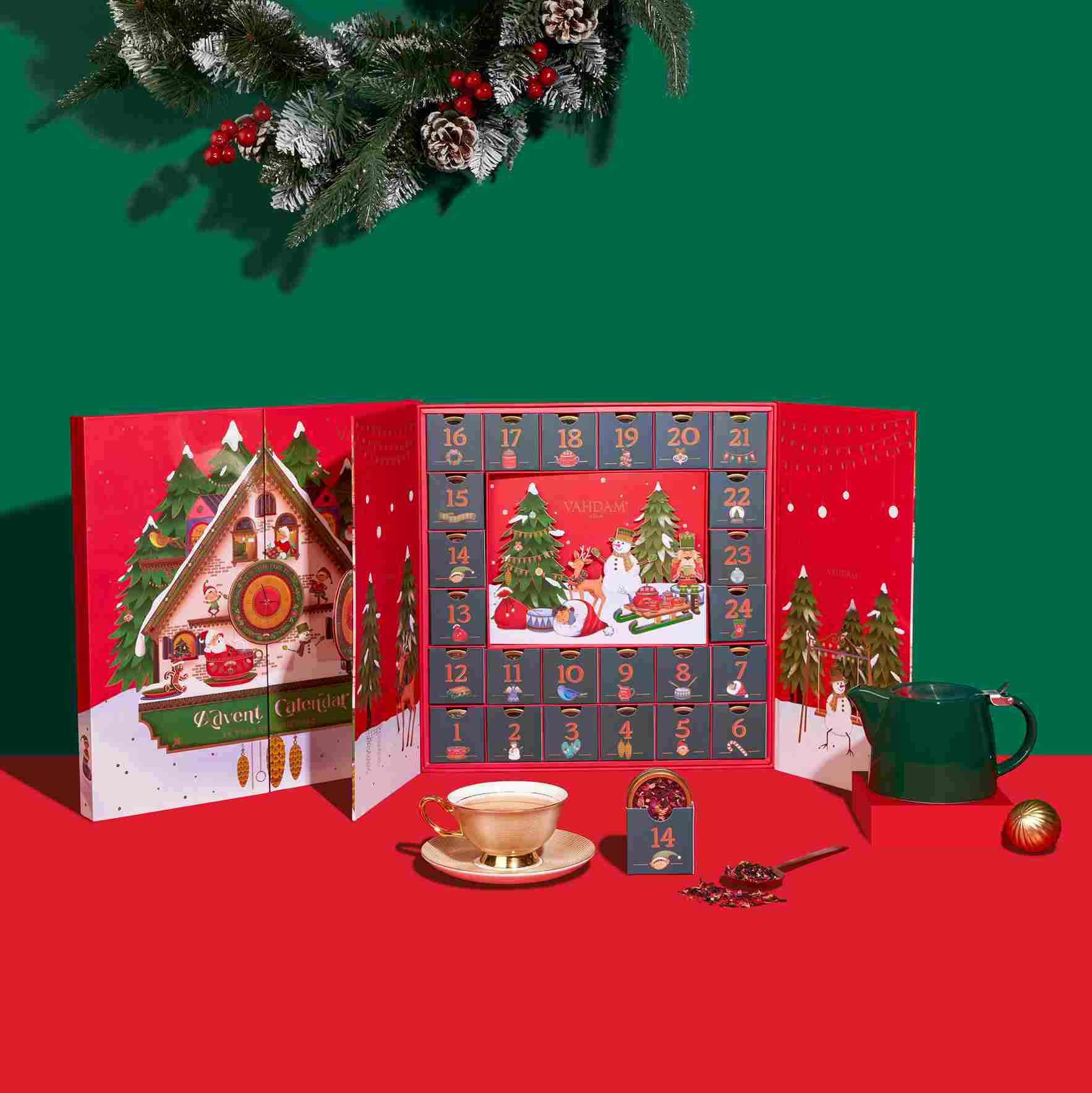 Một chiếc advent calendar xinh xắn sẽ khiến không khí Giáng Sinh của bạn trở nên ngọt ngào và ấm áp hơn. Hãy đón chờ những điều bất ngờ của mỗi ngày khi mở từng ngăn nhỏ.