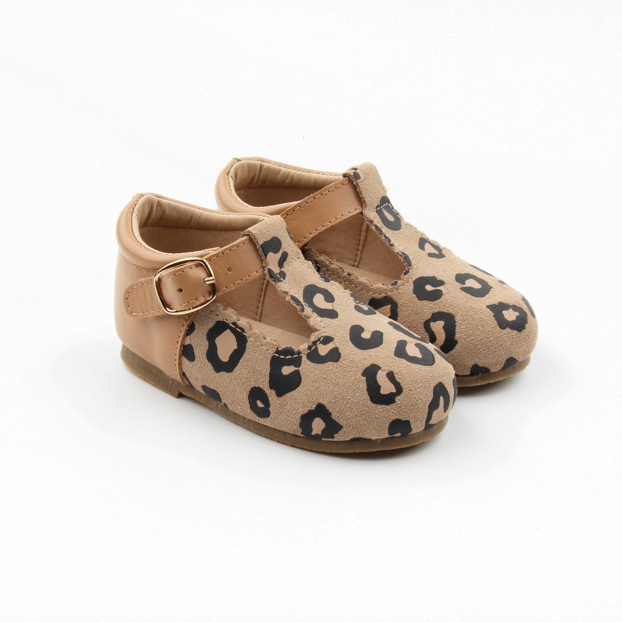 leopard leather shoes