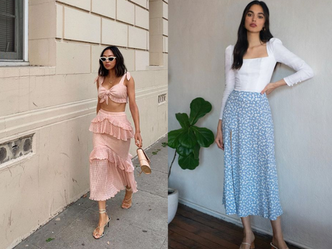 5 LOOKS PARA LLEVAR FALDA LARGA ESTA PRIMAVERA-VERANO 2021 – Alo Nui