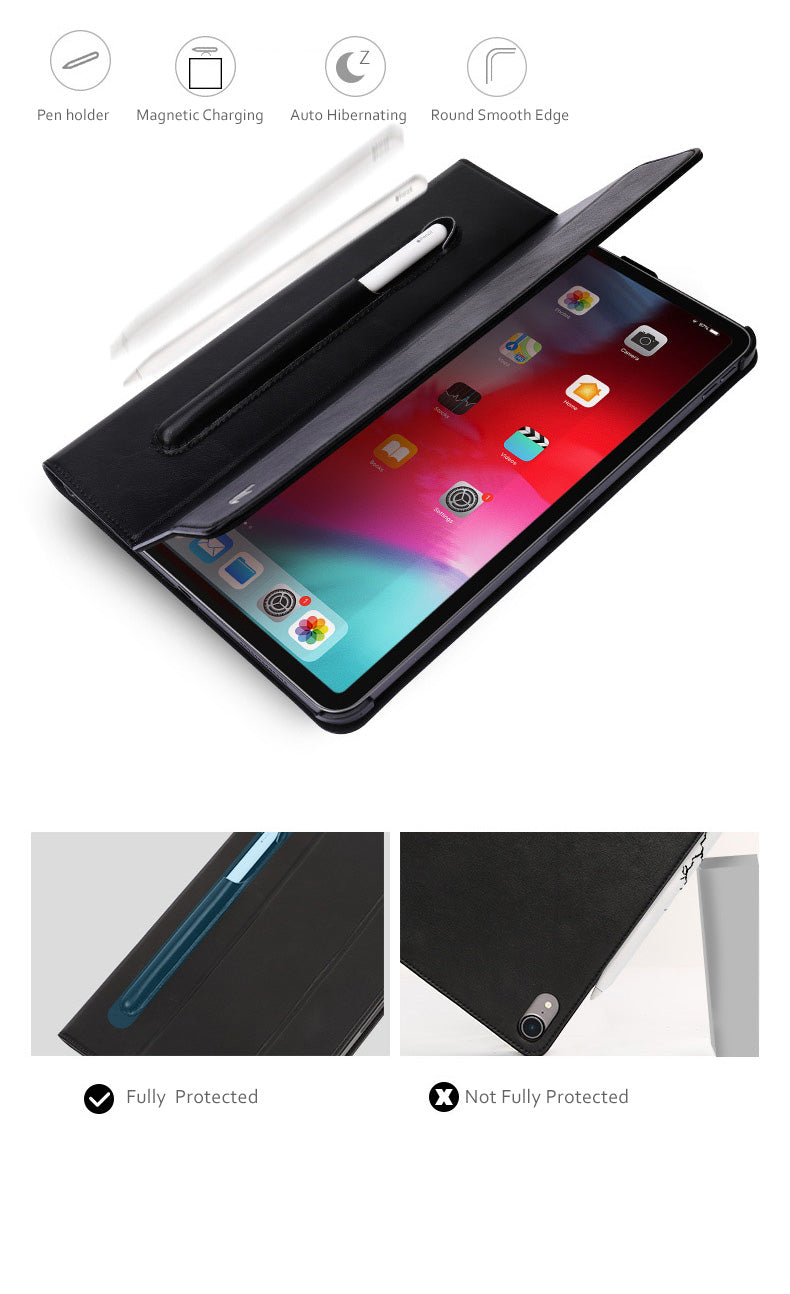 Micro Fiber Leather Smart Cover for iPad Pro 11