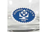 Slovakia Gilt Rim Glass Tumblers, Set of 5