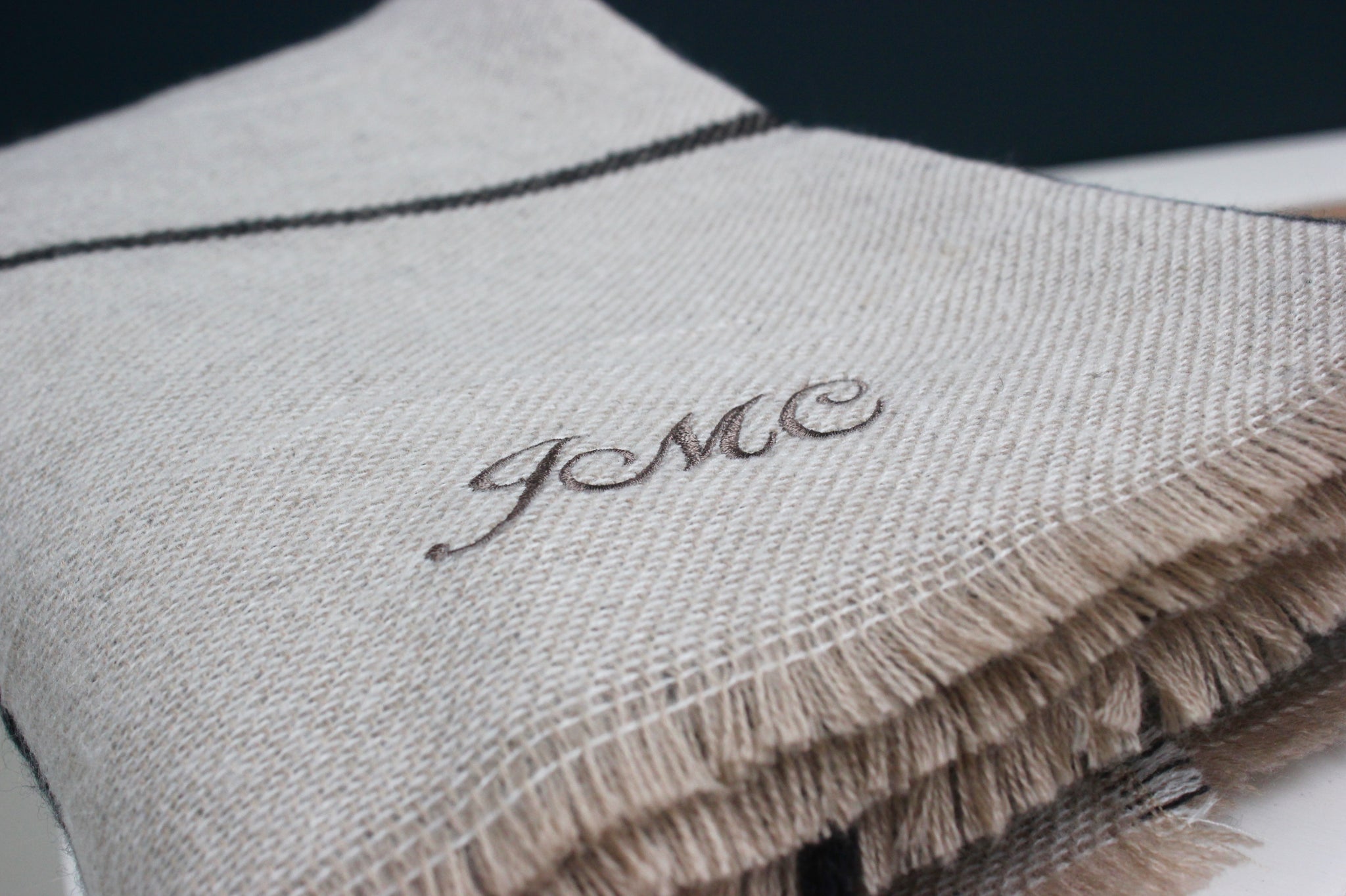 personalised scarf