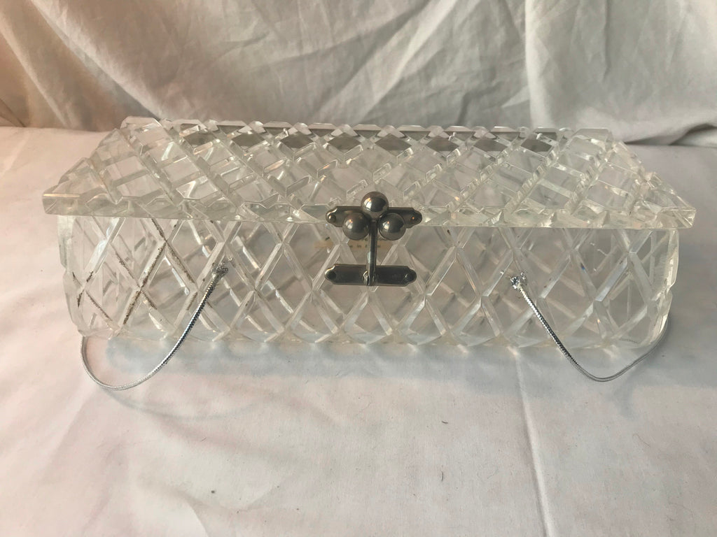 clear lucite handbags