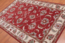 5' x 8' Handmade 100% Wool Traditional Oriental Area rug Traditional Red