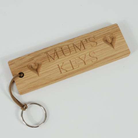 wooden mothers day gifts - keyring