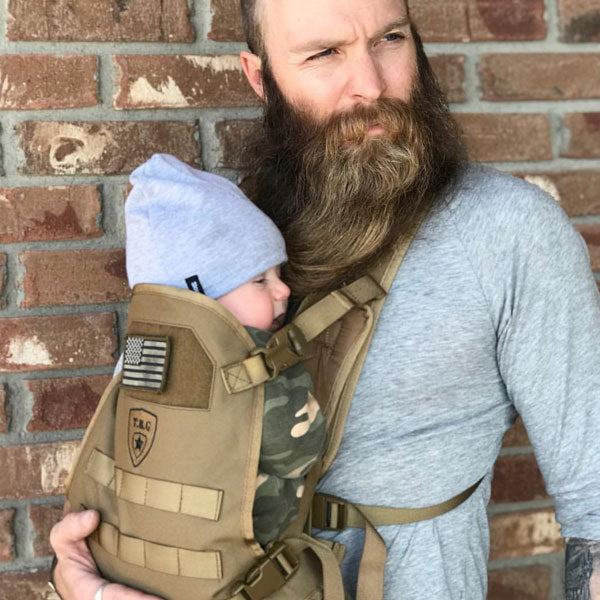 manly baby carrier