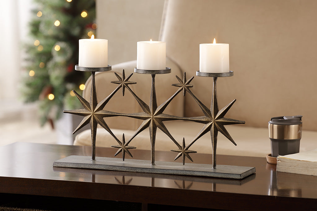 Mud Pie - Multi Tapered Candle Holder