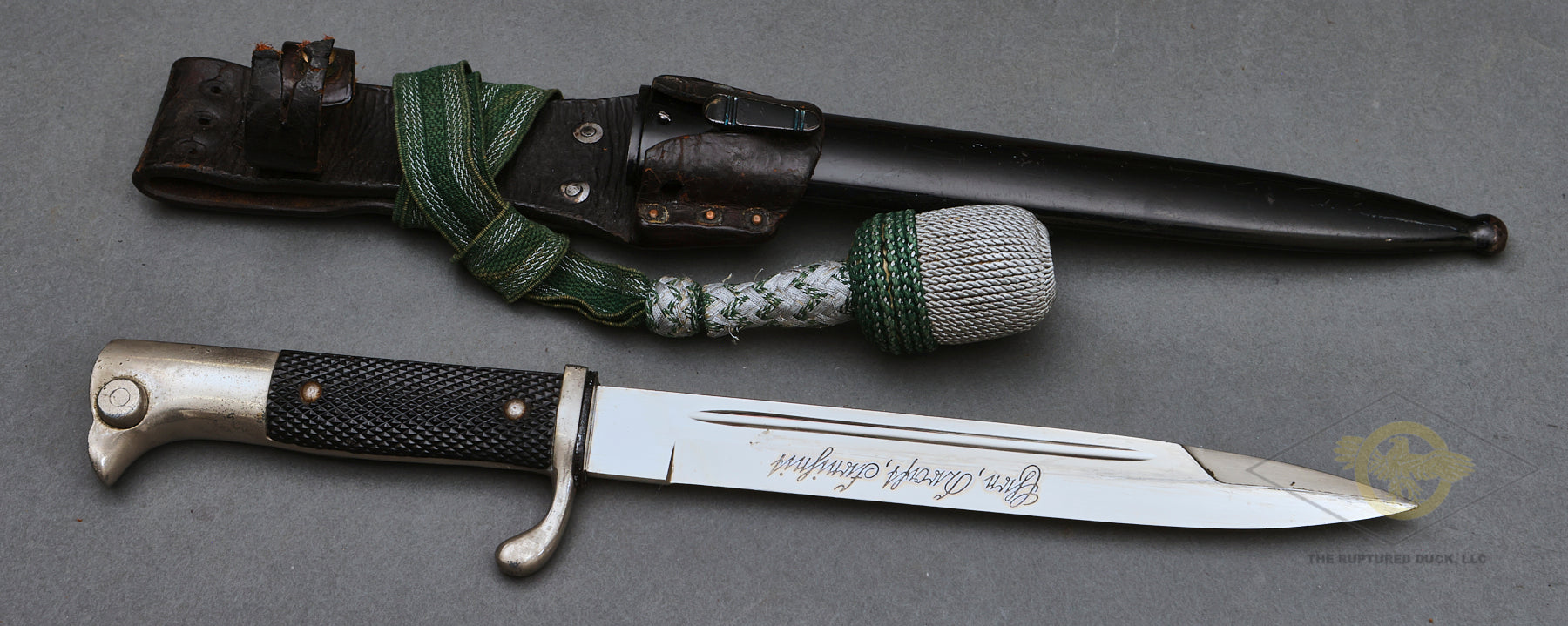 Rare German WWII Etched Short Model Dress Bayonet by Eickhorn***STILL AVAILABLE***
