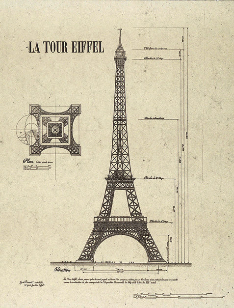 La Tour Eiffel Art Print Yves Poinsot Fairfield Art Publishing