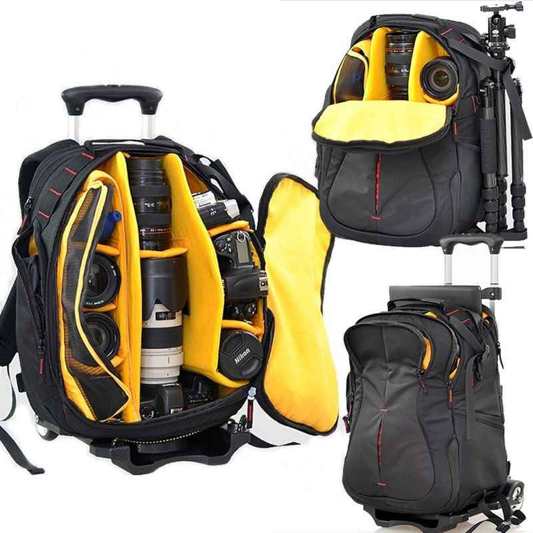 camera bag with wheels