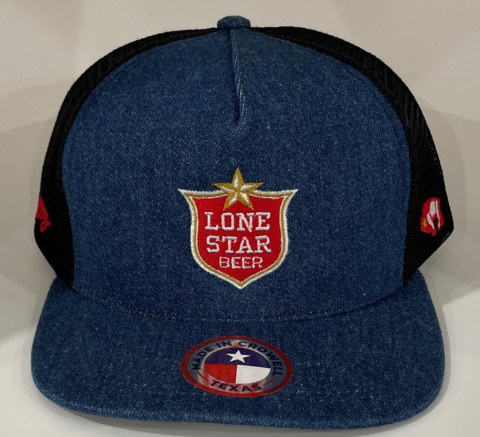 Hooey  LS010 "LONE STAR" DENIM/BLACK SnapBack Trucker