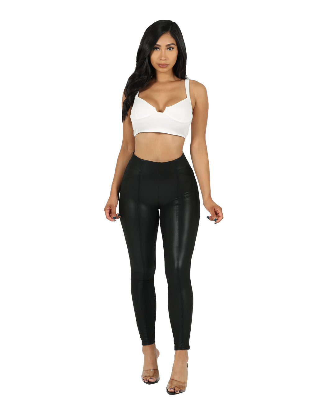 Cool Wholesale cotton on leather leggings In Any Size And Style 