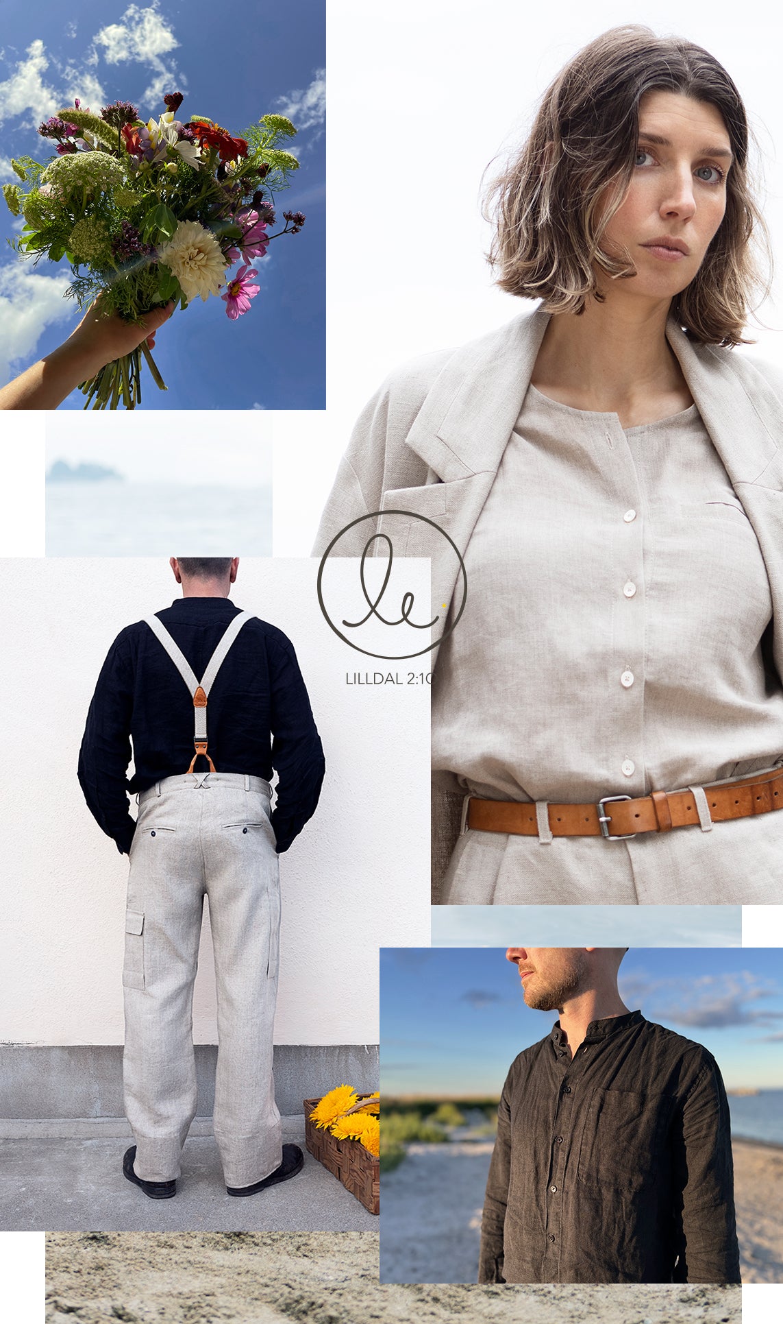 Campaign Collage Heavenly Harvest Linen Workwear