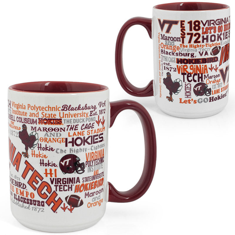 virginia tech travel mug