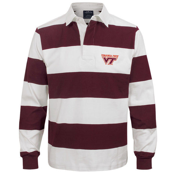 Virginia Tech Classic Rugby Shirt by Charles River – Campus Emporium