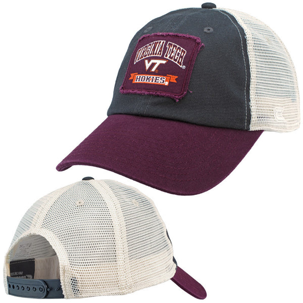 Virginia Tech Retro Logo Trucker Hat: Charcoal by 47 Brand – Campus Emporium